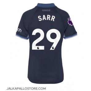 Tottenham Hotspur Pape Matar Sarr #29 Vieraspaita Naisten 2023-24 Lyhythihainen